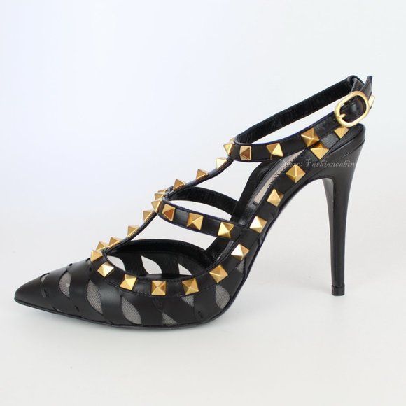 NEW VALENTINO GARAVANI Rockstud Leather Pumps - Picture 7 of 16